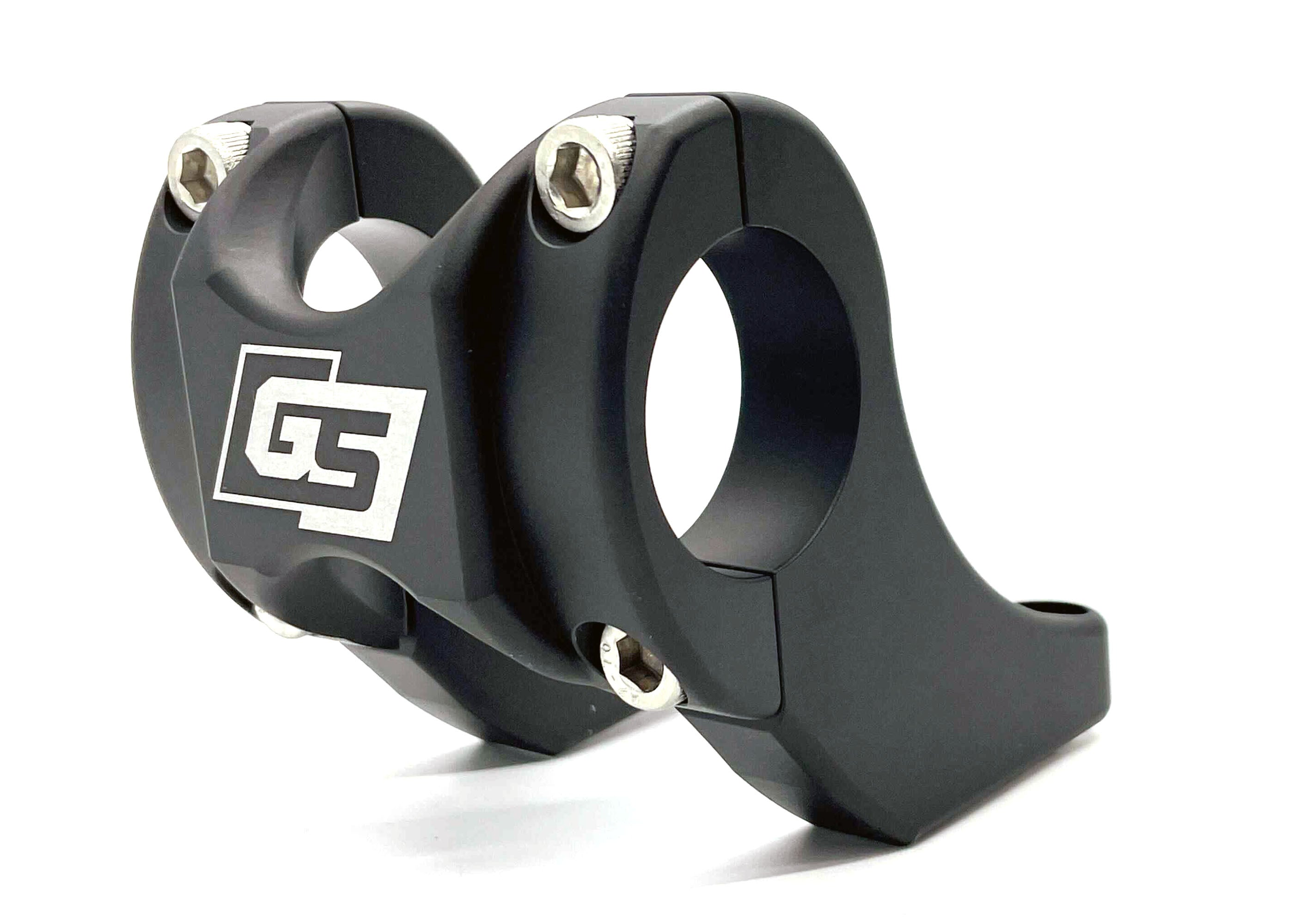 riser stem gravel bike Heavy Hitter Direct Mount Stem Riser 2" Rise 31.8mm Bars, Black