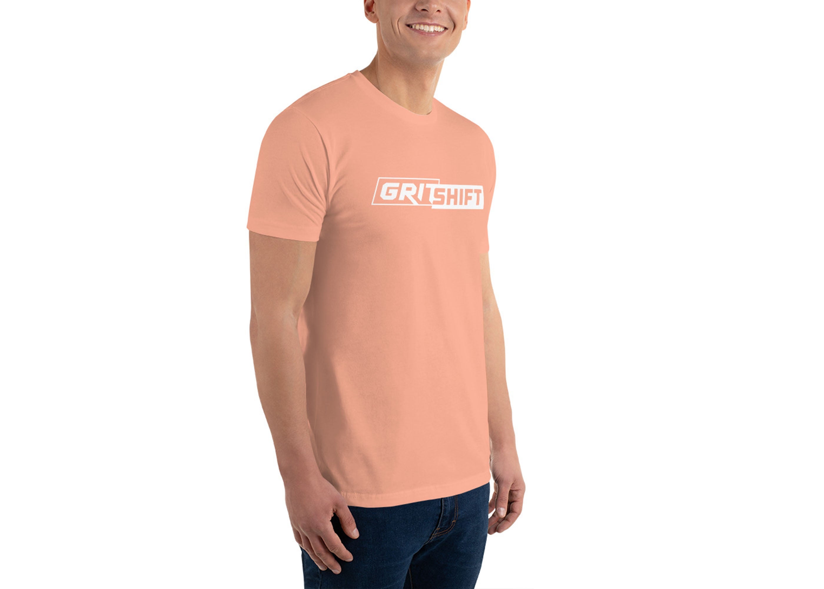 Gritshift Discount Code GritShift Short Sleeve T-shirt White Logo – DH Motoring