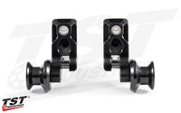 TST Spooled Captive Chain Adjusters for Honda Grom 2022+  - Black