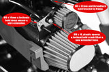 MNNTHBX V3 MTAKE (INTAKE) FOR 2022+ HONDA GROM- Black